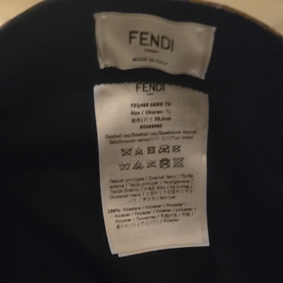 Fendi Black Cap